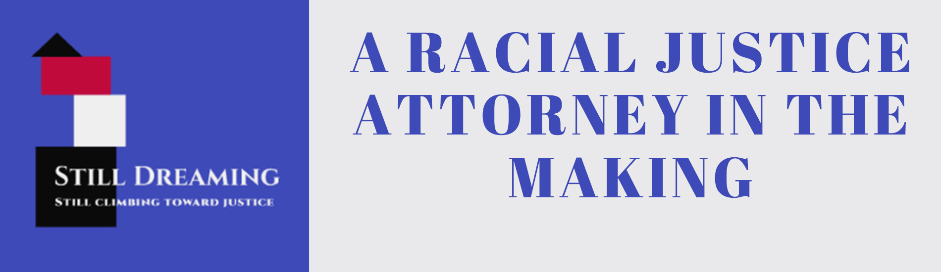 A Racial Justice Attorney in the Making banner