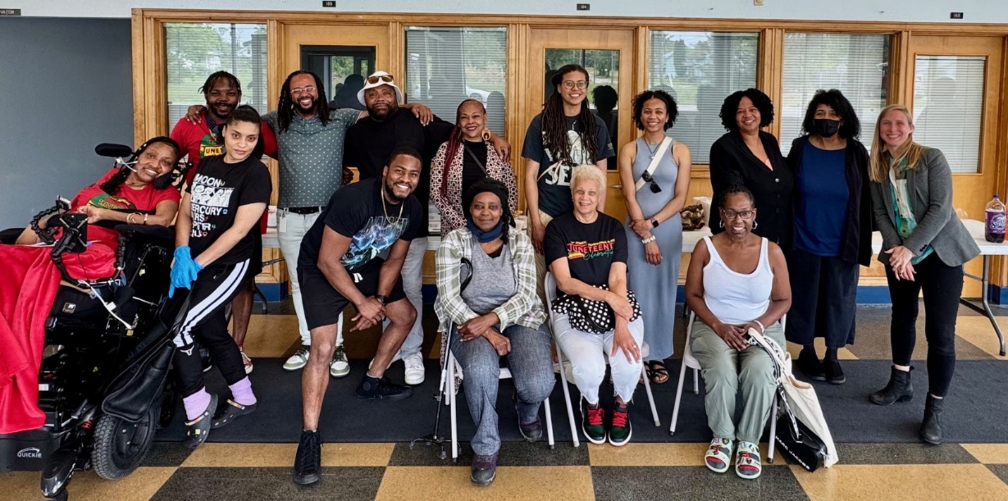 Juneteenth training attendees and speakers