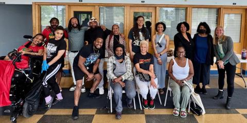 Juneteenth training attendees and speakers